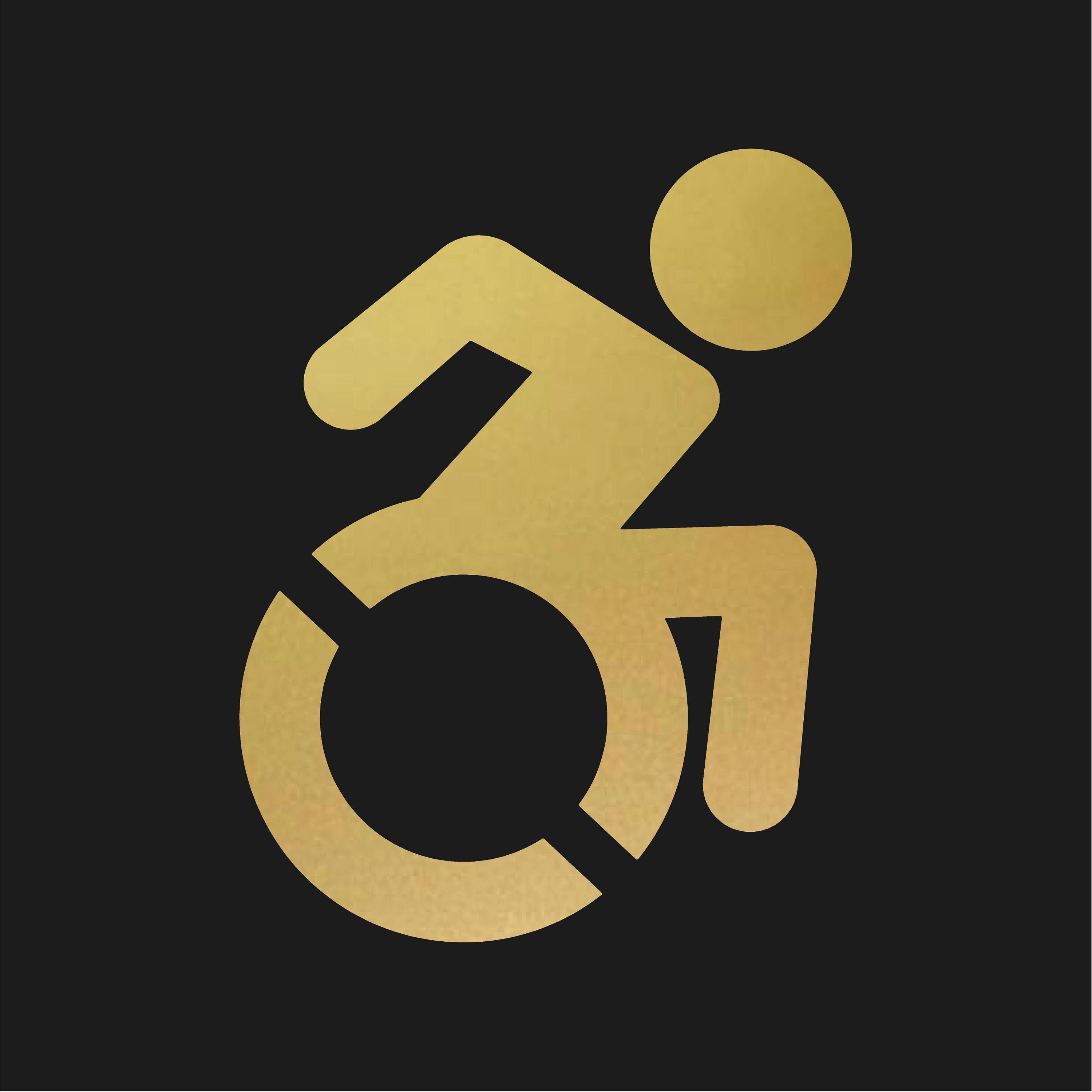 Handicapped Arabic Sign Handicap Symbol Vinyl Sticker Decal Wheelchair Accessibility ADA ISA ...