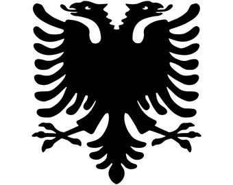 Albanian Eagle Vinyl Decal sticker