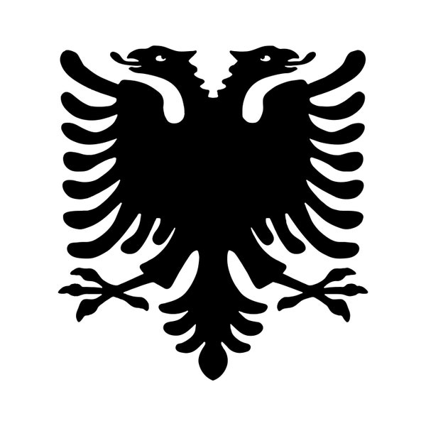 Albanian Eagle Vinyl Decal sticker