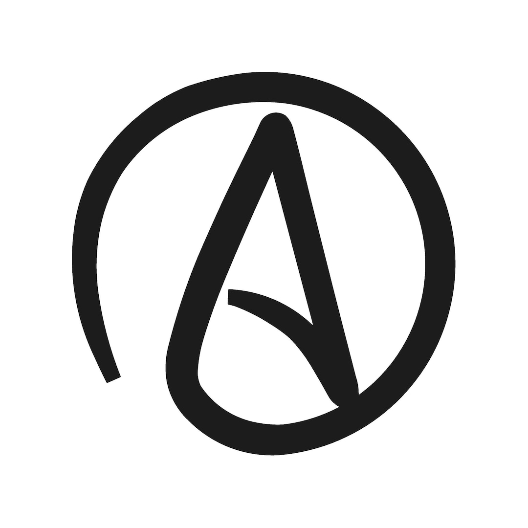 Atheist Symbol Decal Atheist Symbol Phone Window Vinyl Decal Sticker - Etsy