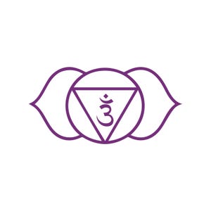 Ajna derde oog chakra Yantra symbool vinyl sticker sticker - heilige geometrie