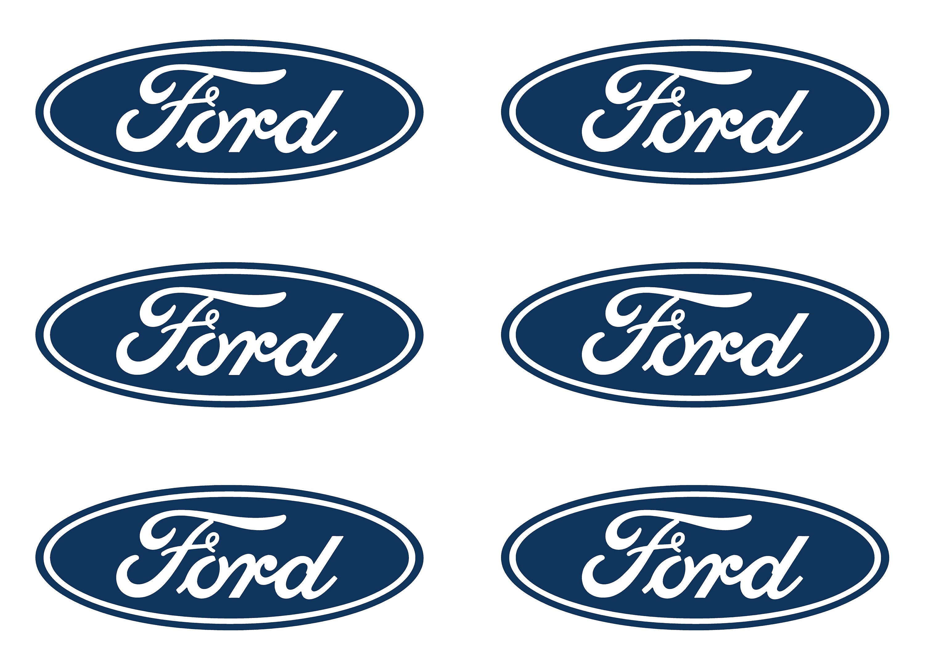 Ford decals outlet