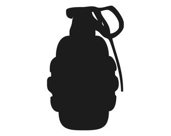 Hand Grenade Vinyl Decal Car Window Laptop Grenade Sticker - Etsy