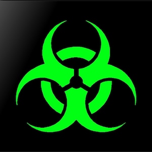 Biohazard Vinyl Aufkleber Aufkleber