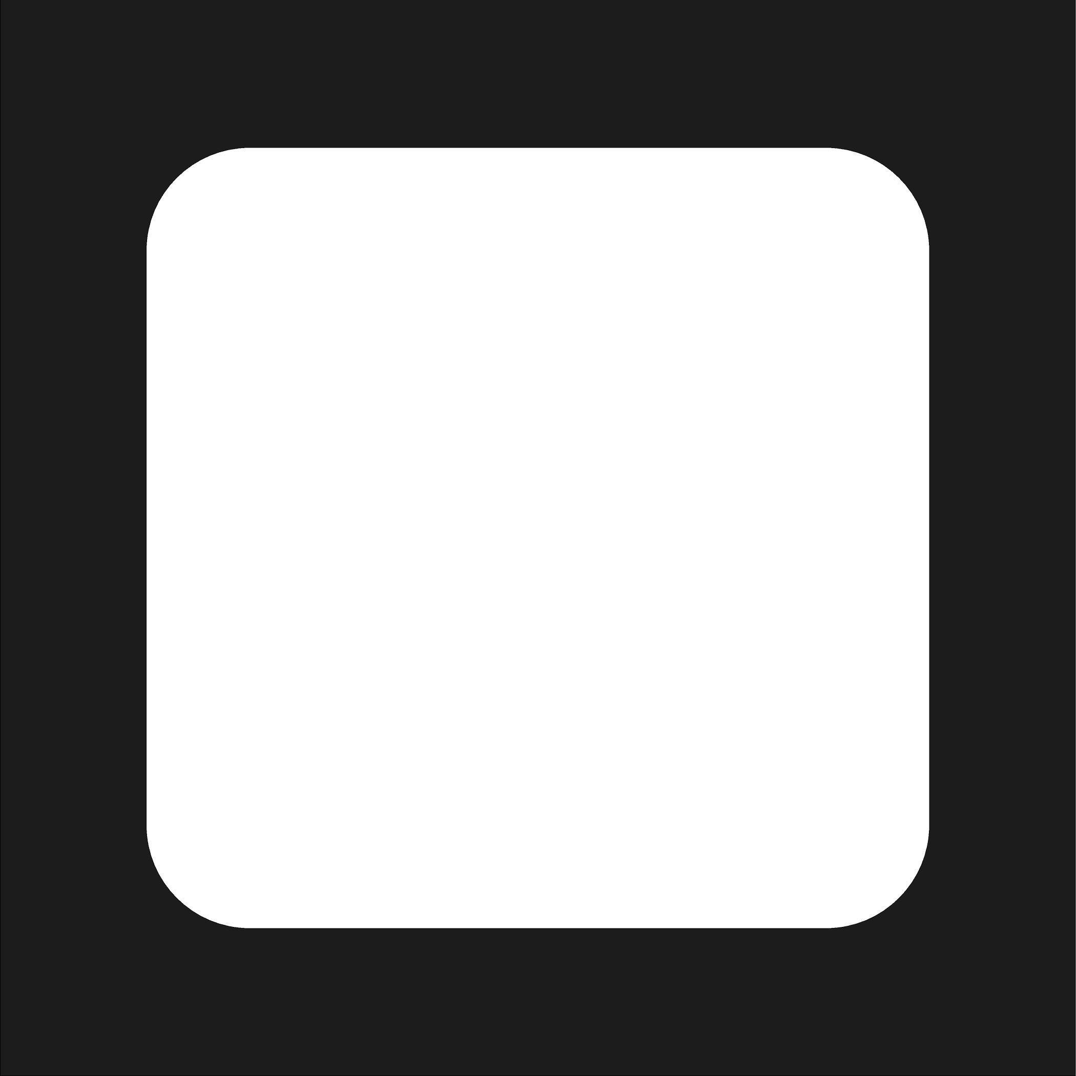 Rounder Square Shape Rounded Square Shape Vinyl Decal Box Shape Sticker - Etsy