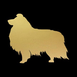 Shetland Sheepdog Vinyl Decal Car Window Laptop Dog Breed Silhouette Sticker