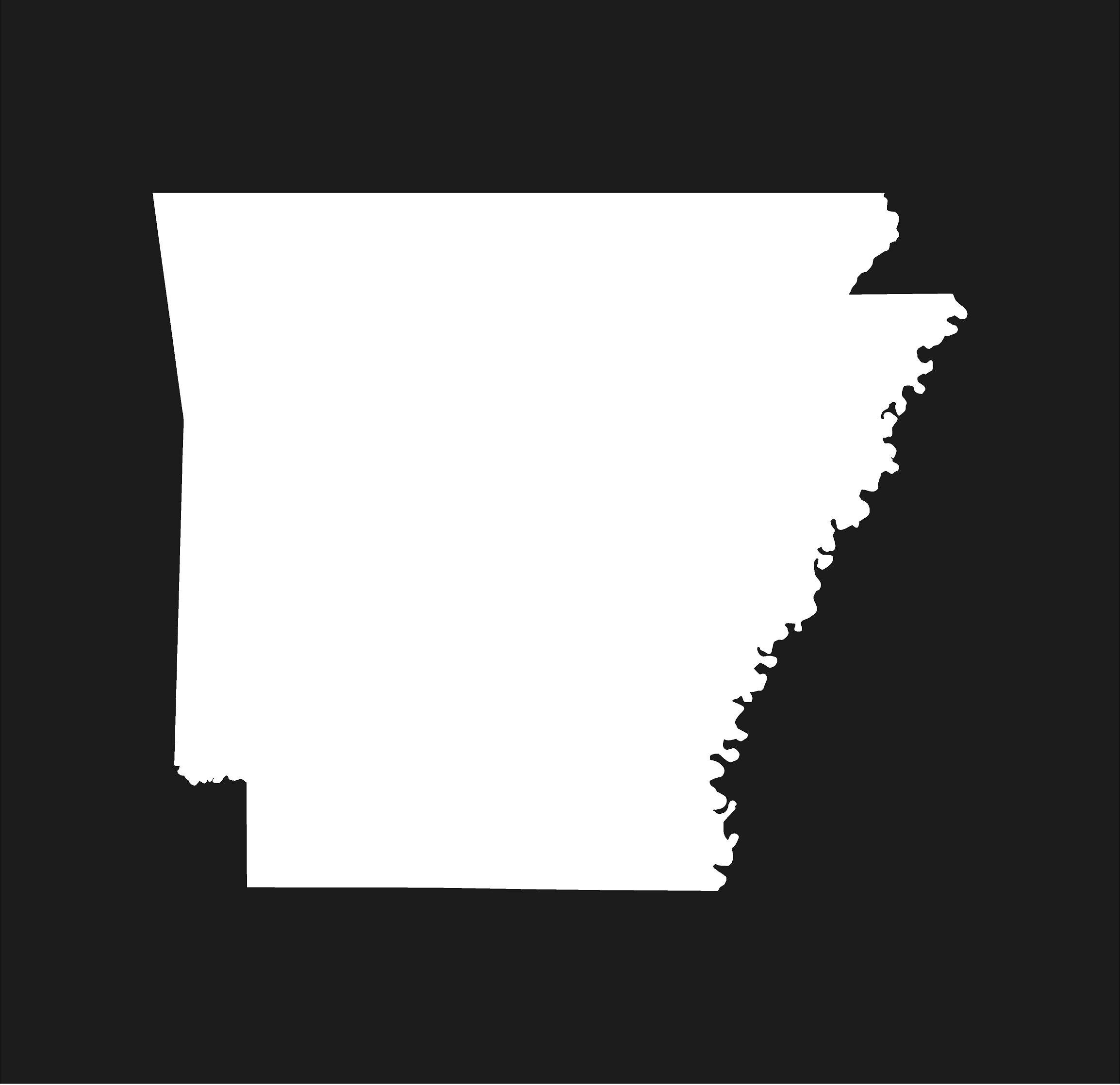 Arkansas State Outline Vinyl Decal Sticker - Etsy