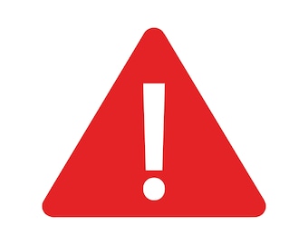 Símbolo de precaución Vinilo calcomanía Peligro Peligro Advertencia Seguridad Vinilo Pegatina