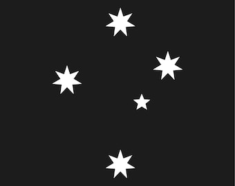 Southern Cross vinyl decal the Australia cross Sticker