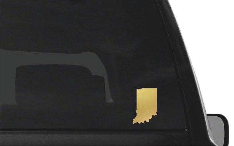Indiana State Outline Vinyl Decal Sticker - Etsy