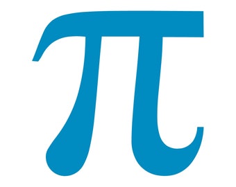 PI symbol Vinyl Decal Math Pie 3.14 symbol Sticker