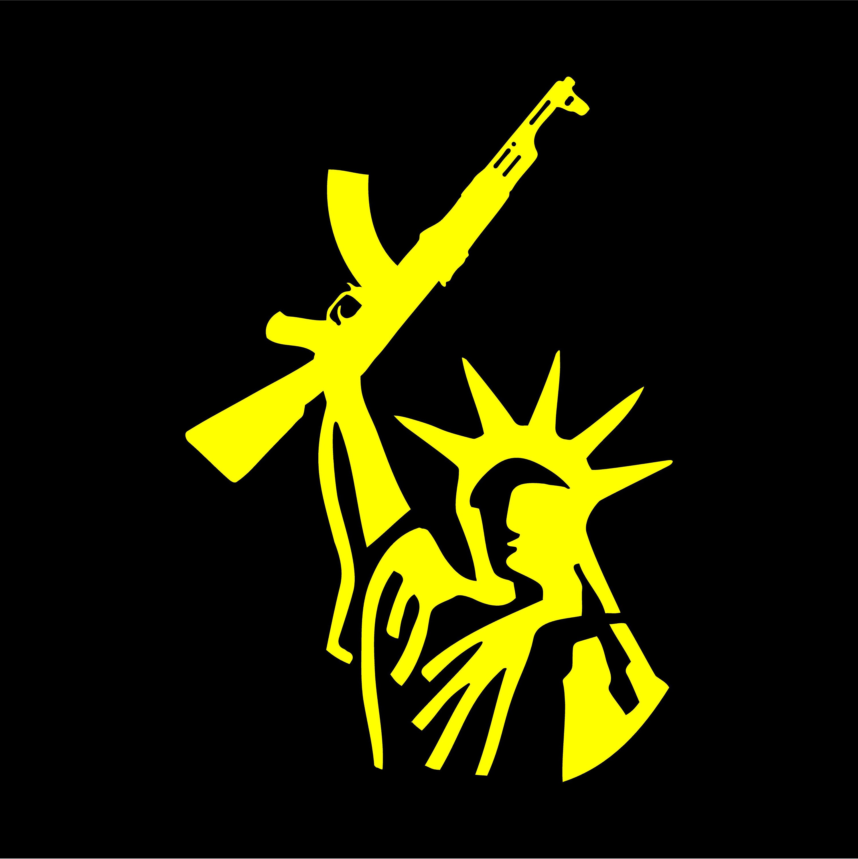 Statue of Liberty With AK Rifle Gun Rights Vinyl Decal Car Truck Window ...