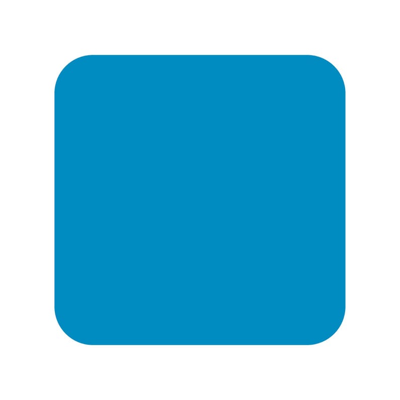 Teal Rounded Square Rounded Square Shape Vinyl Decal Box Shape Sticker - Etsy