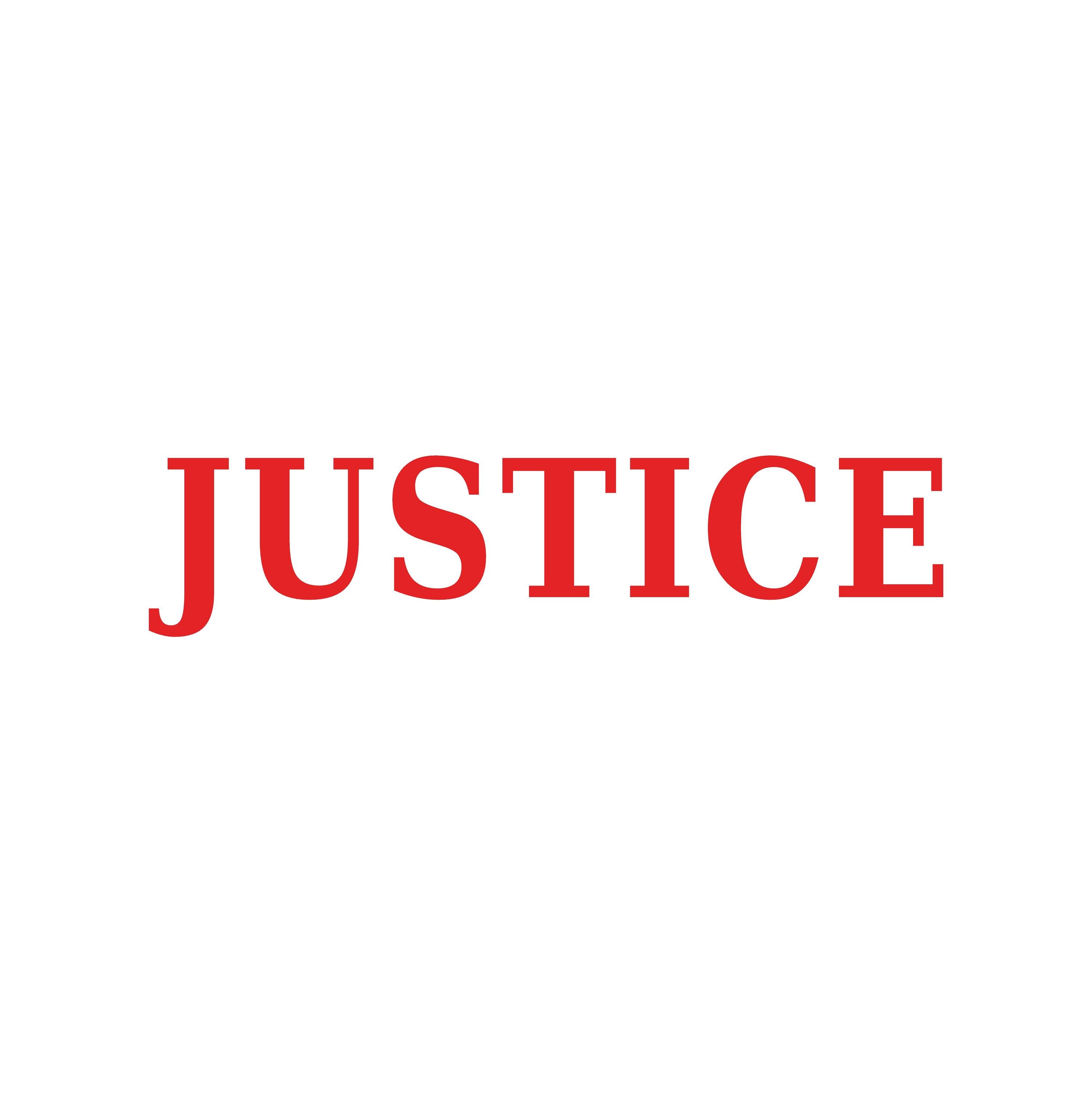 L Justice Lettering JUSTICE Word Letters Vinyl Decal Sticker - Etsy