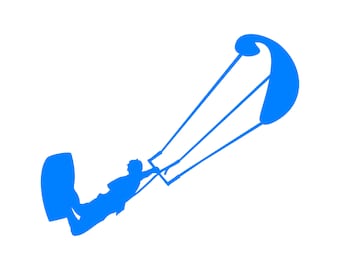 Kiteboarding Vinyl Aufkleber Kitesurfing Board Sticker