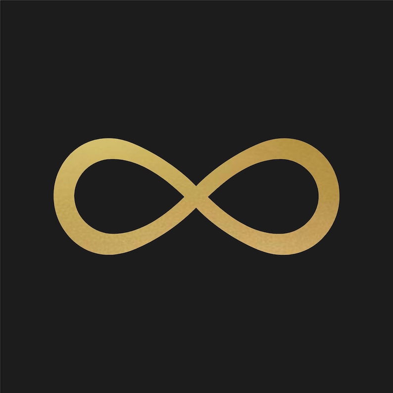 Infinity Symbol Vinyl Decal Car Window Laptop Infinity Sign Sticker - Etsy