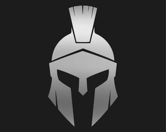 Spartan Helmet Vinyl Sticker Decal Greek Sparta armor