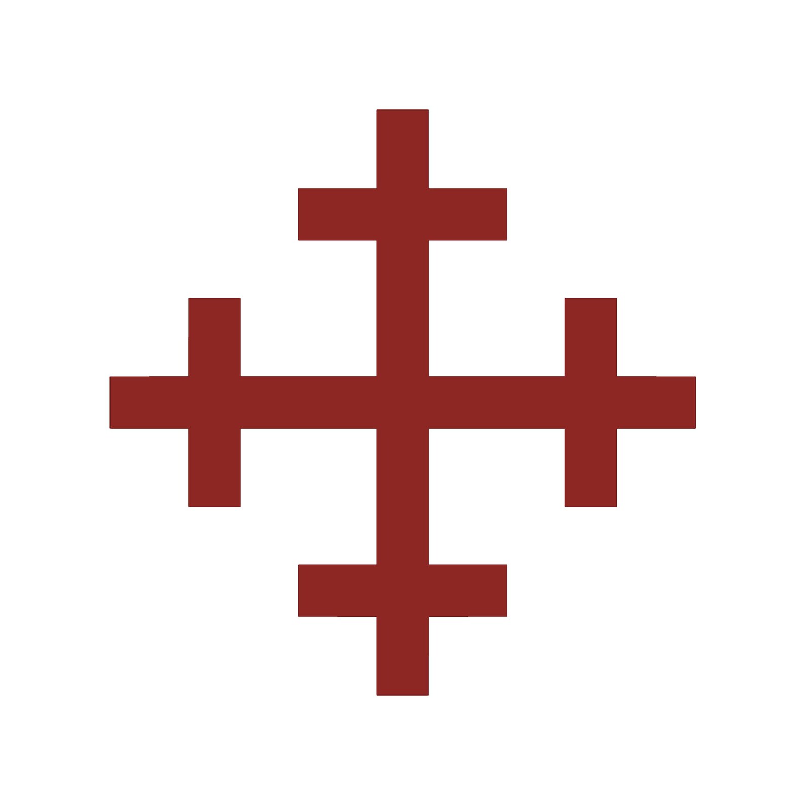 Cross Crosslet Vinyl Decal Cross Christian Religious Symbol Sticker - Etsy