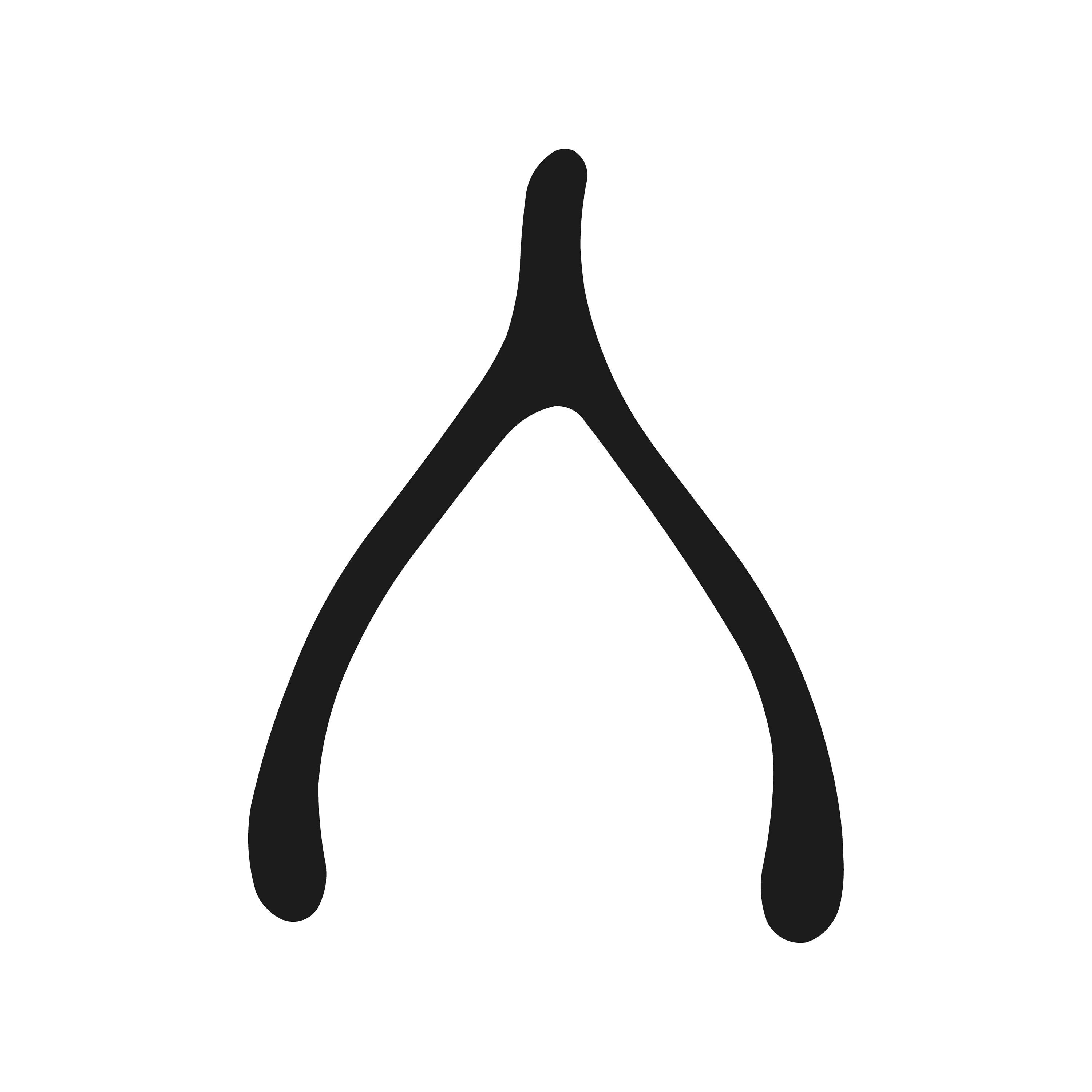 Wishbone Vinyl Decal Lucky Window Sticker - Etsy