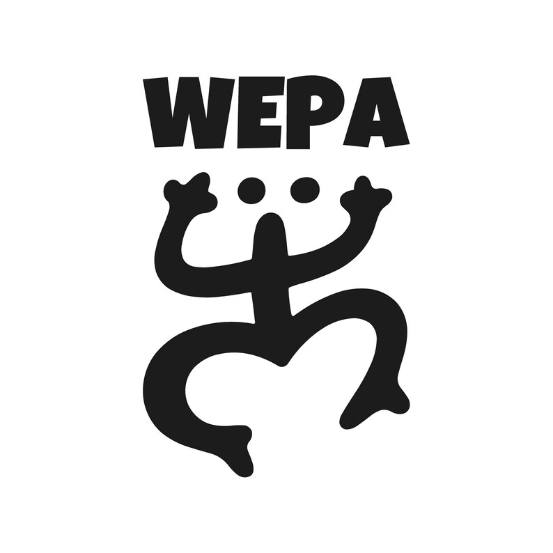 WEPA Coqui Frog Puerto Rico Vinyl Decal Sticker Taino Style Car Window ...