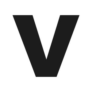 May include: A large, black letter 'V' on a plain white backdrop. The design is minimalist and striking, suitable for logos, signage, or decorative purposes. The letter is centrally positioned.