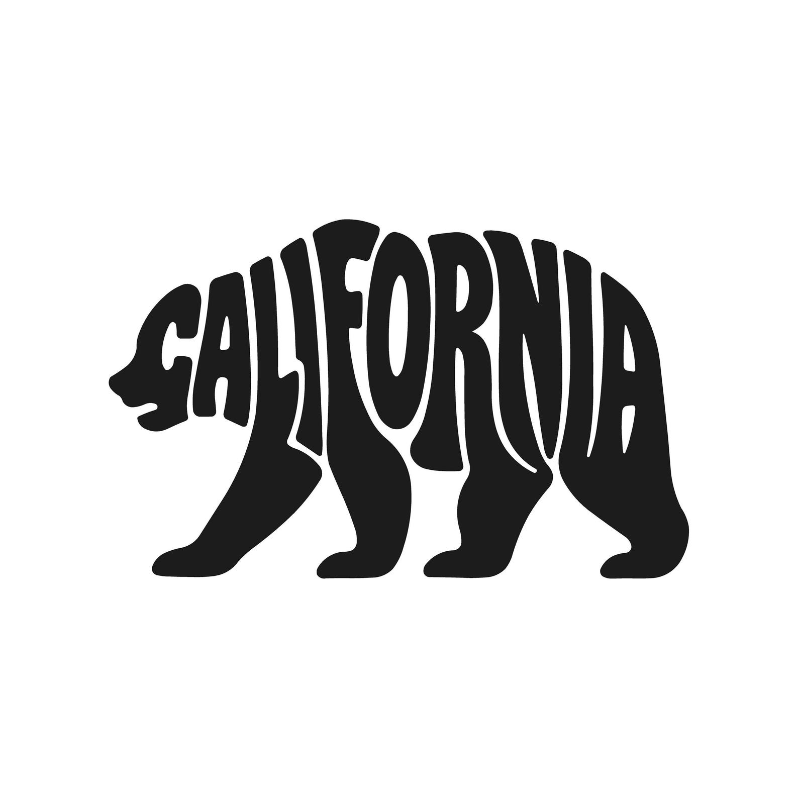 Bear Lettering California Bear Lettering Vinyl Decal Laptop Car Sticker - Etsy