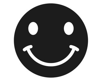 Vinylsticker Smiley Face Sticker Happy Face