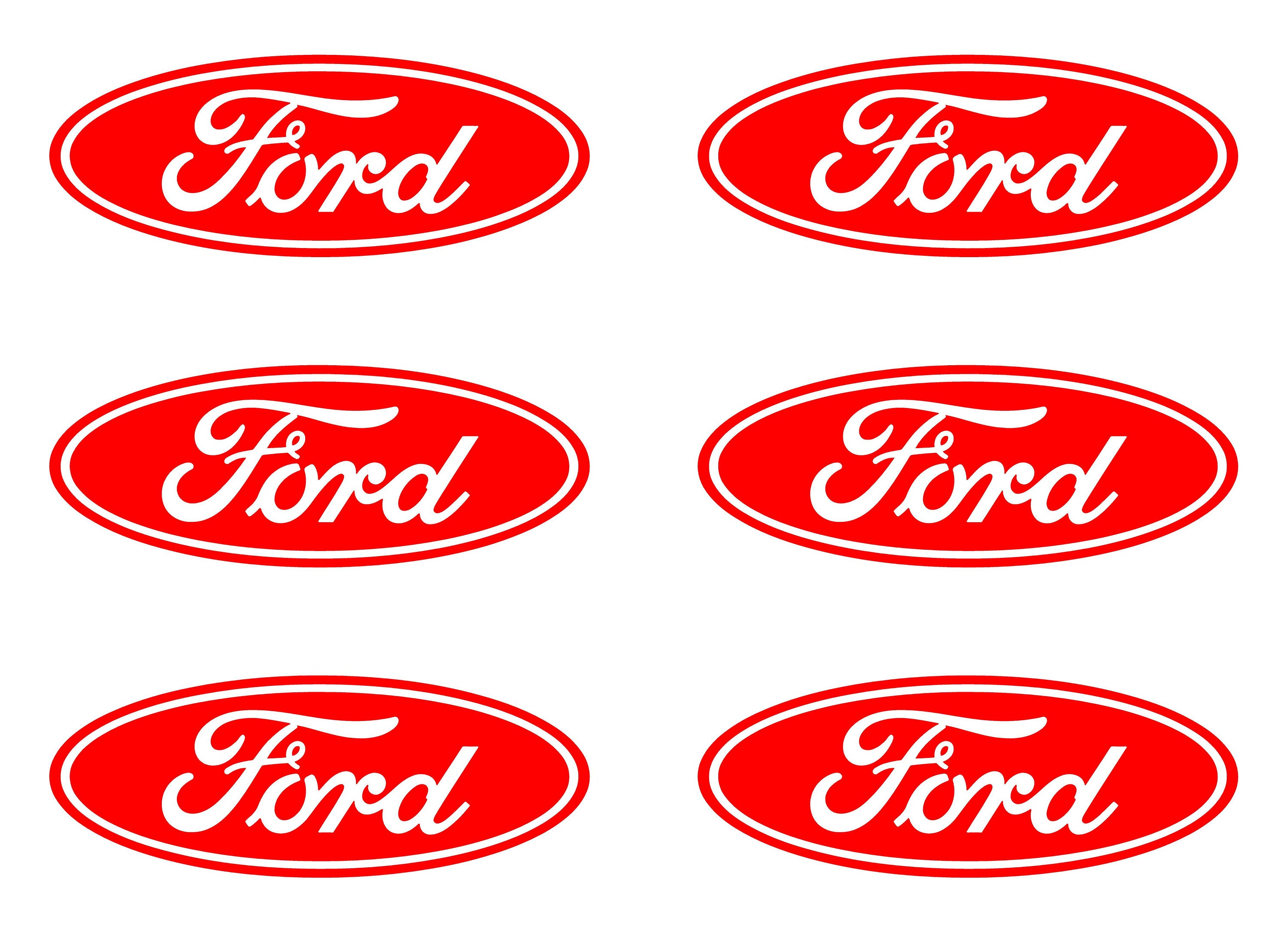 Ford Logo With Sexy Girl Die Cut Decal USA Made Multiple Colors Available  6+yrs
