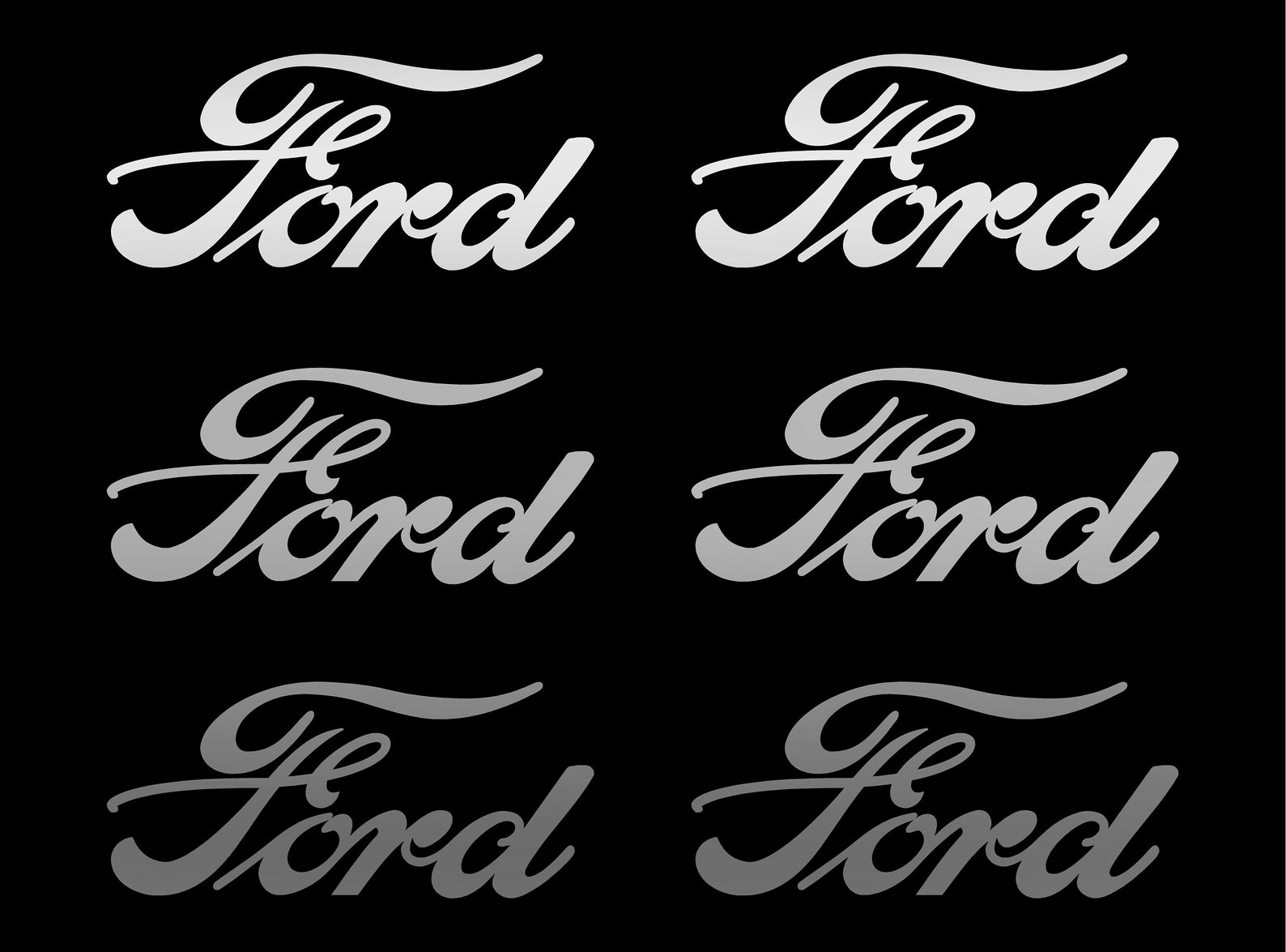 Small Ford Logo 6 Small Vinyl Decals Sticker Decal 2 Etsy