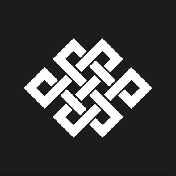 Endless Knot Decal Car Laptop Buddhist Symbol Vinyl Sticker - Etsy