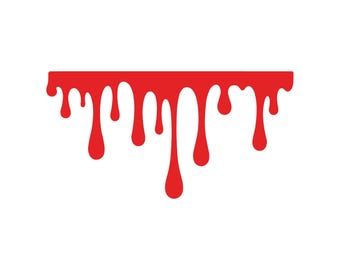 Dripping blood Decal bloody Sticker