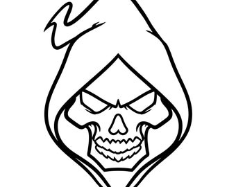 Grim Reaper Vinyl Decal Sticker