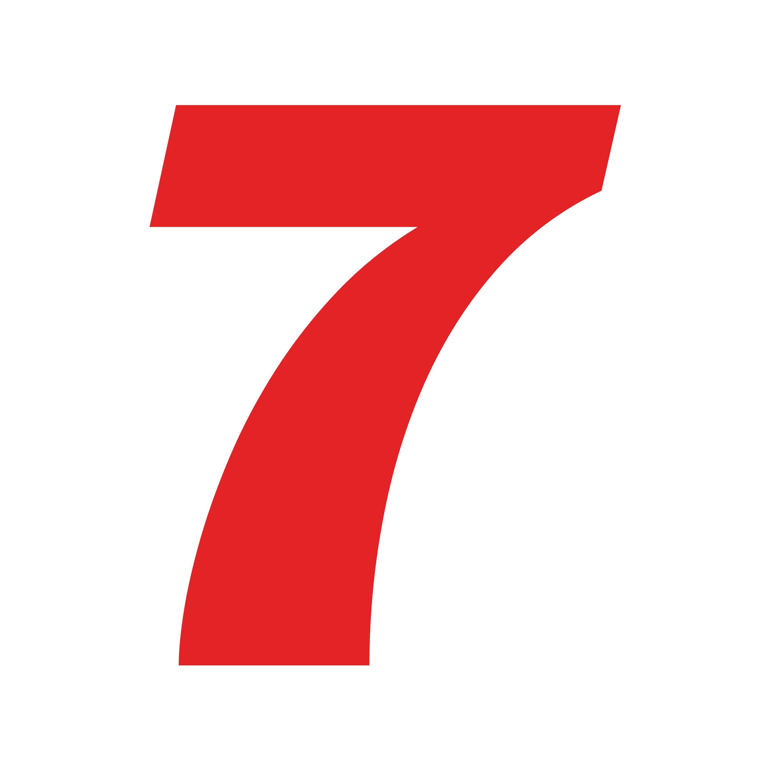7 Racing Numer Racing Number 7 Font Vinyl Decal Seven Race Sports Font Sticker - Etsy
