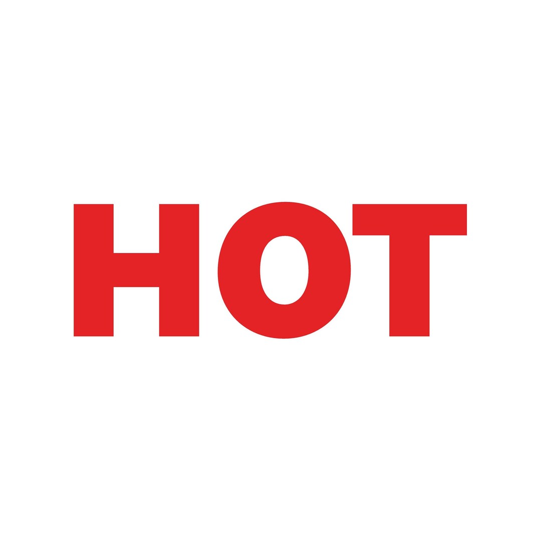 Hot R Not Sticker HOT Vinyl Decal Car Window Heat Warning Sticker - Etsy