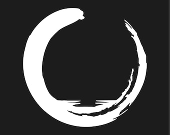 Enso Circle Vinyl Decal Tree Of Life Zen Circle Yoga Sticker