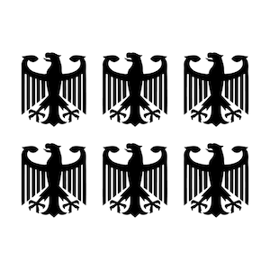 Adler Aufkleber Set 6 Stück