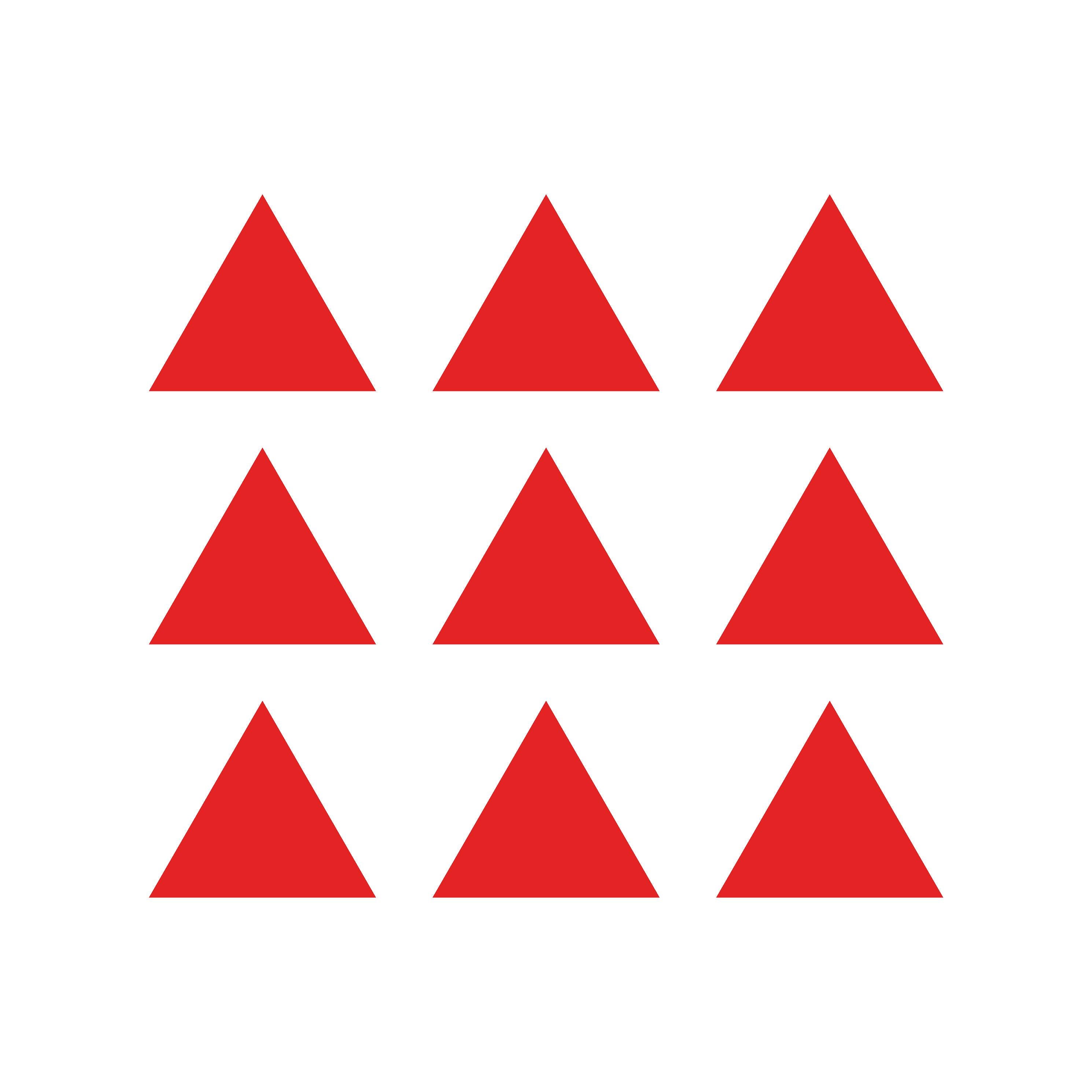 Set of 9 Triangle Shape Vinyl Decal Polygon Shape Symbol Sticker - Etsy