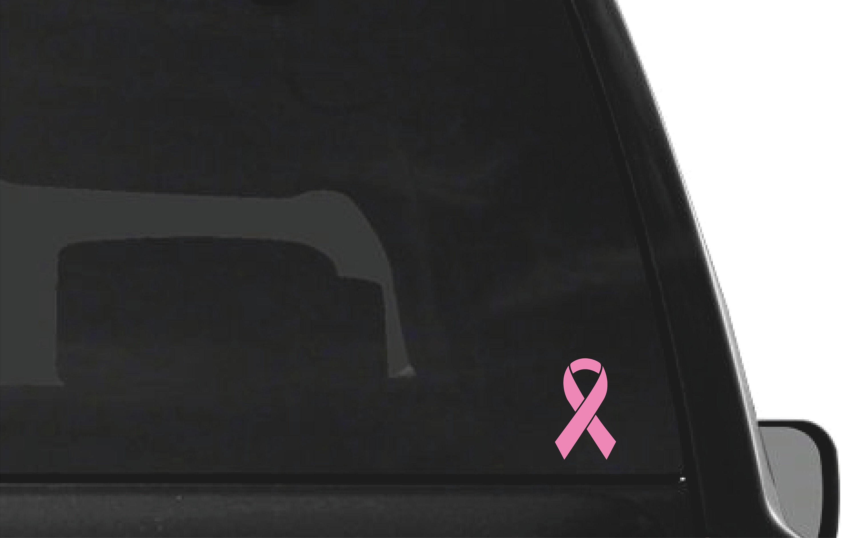 Breast Cancer Ribbon Vinyl Decal Car Window Cancer Awareness Sticker - Etsy