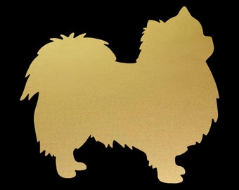 Pomeranian Vinyl Decal Car Window Laptop Dog Breed Silhouette Sticker