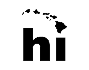 Hawaii Vinyl Aufkleber