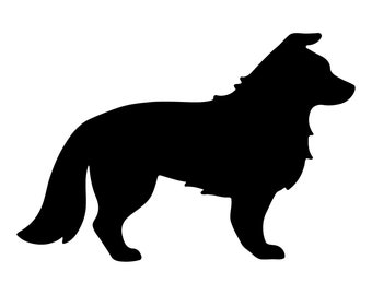 Border Collie Aufkleber Aufkleber Auto Fenster Laptop Hund Hund Silhouette