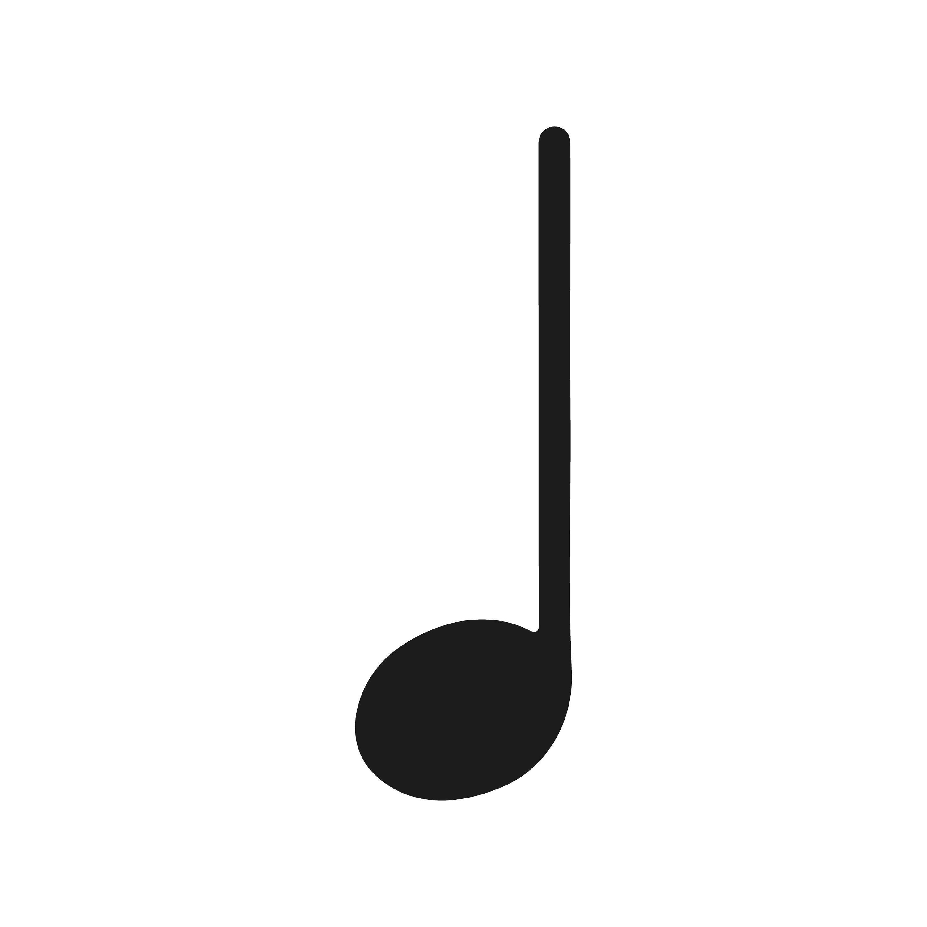 Music Note Vinyl Decal Laptop Car Quarter Note Sticker - Etsy