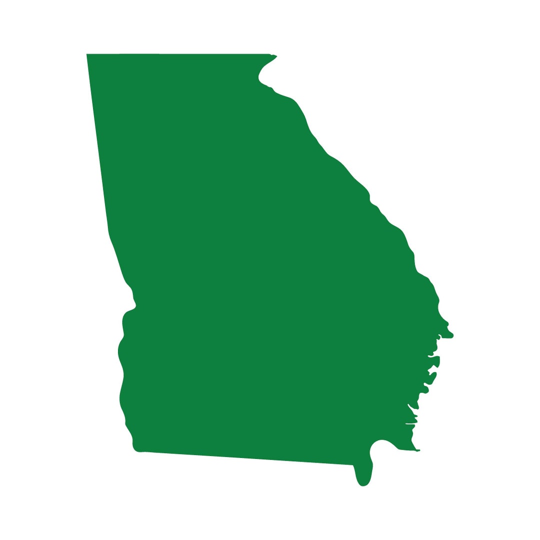 Georgia State Outline Vinyl Decal Sticker - Etsy
