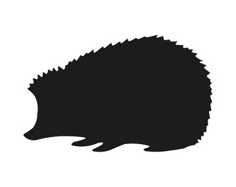 Hedgehog Vinyl Decal Sticker Car Window Laptop Silhouette
