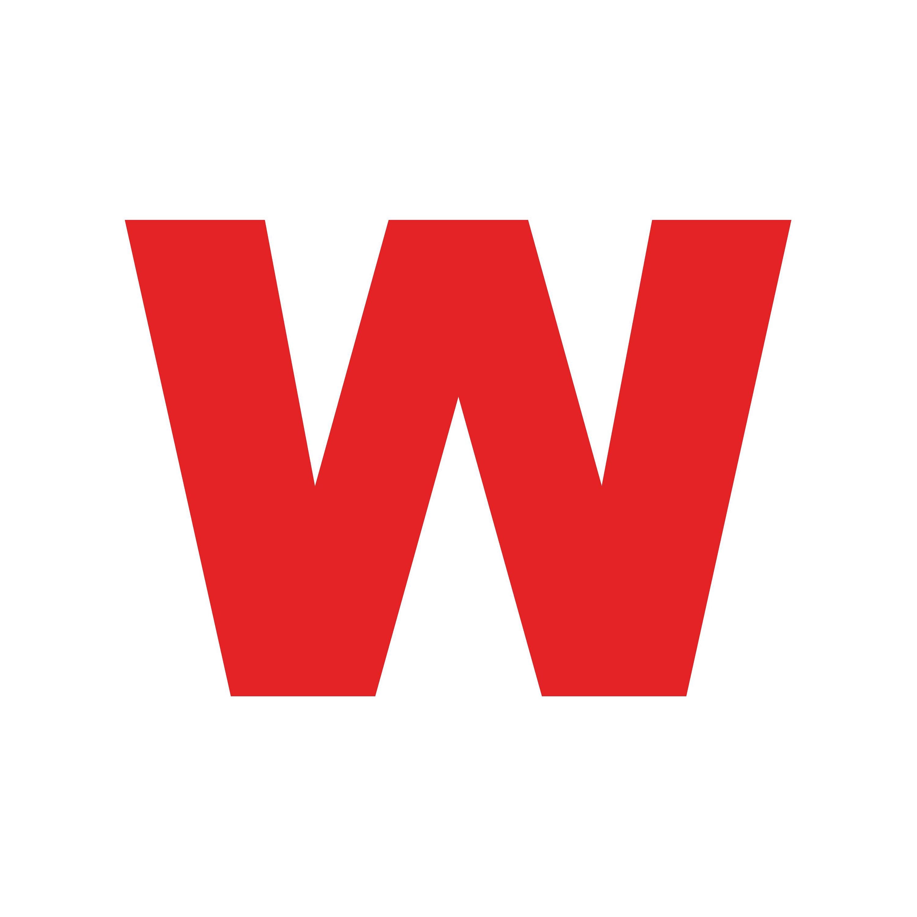 Letter W Initial Arial Black Font Vinyl Sticker Decal Monogram Diploma ...