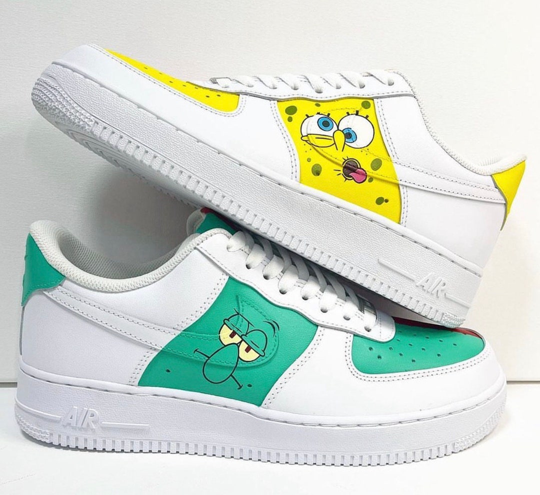 custom spongebob air force ones