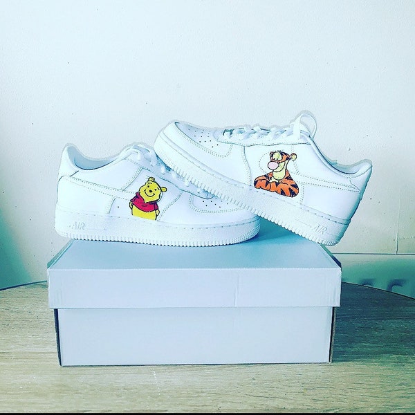 custom air force 1 winnie the pooh