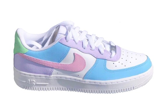 Pink tick top air force ones