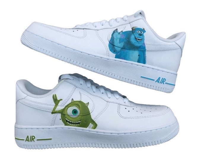 Monsters Inc Inspired Custom Air Force 1 Etsy