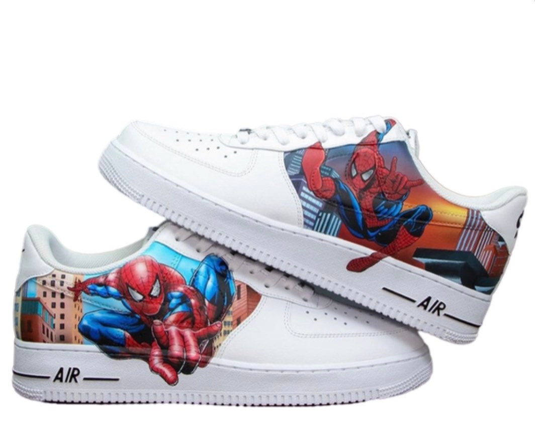 en Maryanne Jones Charles Keasing Spider man and nike - Etsy España